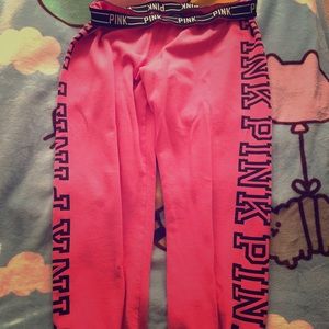 Victoria Secret Pink skinny sweatpants Large
